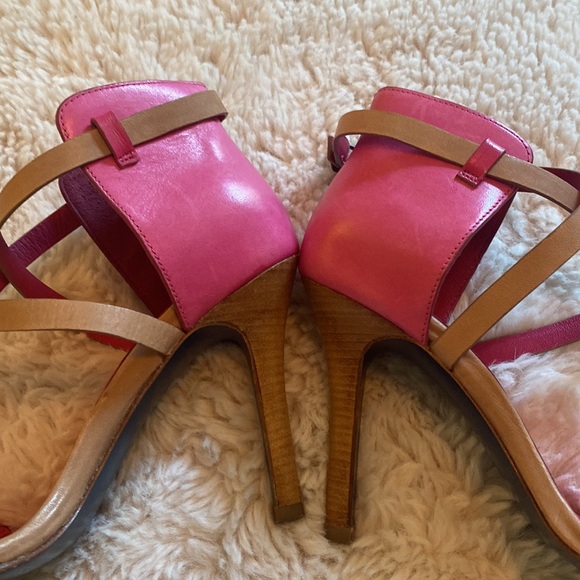 Cole Haan Pink & Tan Sandals 👡 💕 - Picture 6 of 8